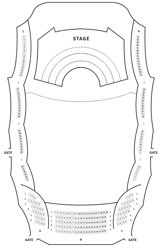 2nd Floor Seating Chart